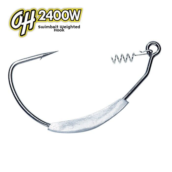 OMTD OH2400W Big Swimbait Weighted Hook - Bass Sea Pike Perch Fishing Hook - Fishing Lures Ltd