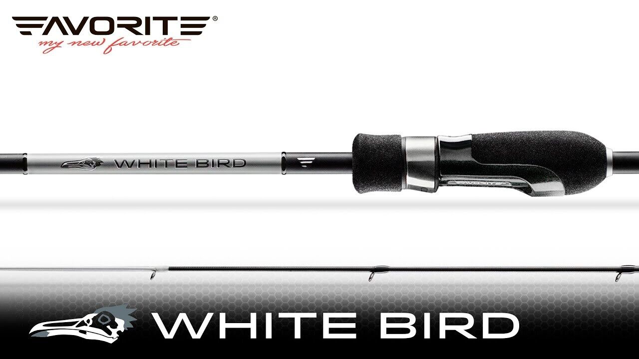 Favorite White Bird 2020 Spinning Rod - 3-12g 7ft 3in WBR1-732L-T